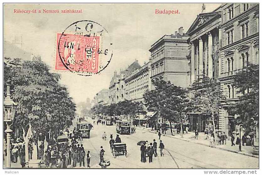 Pays Divers-hongrie - Ref 914 - Budapest -  Rakoczy-ut --  Carte Bon état  - - Hongrie