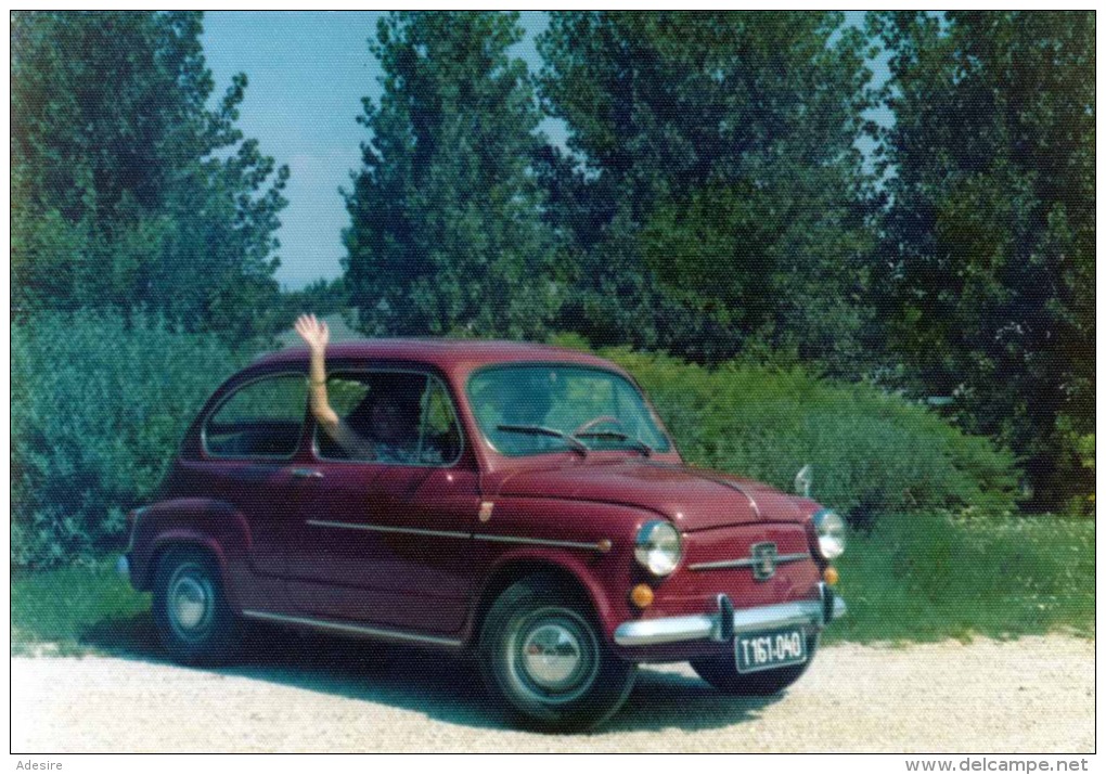 Foto FIAT 600D, Format 12,8 X 8,8 Cm - Automobile