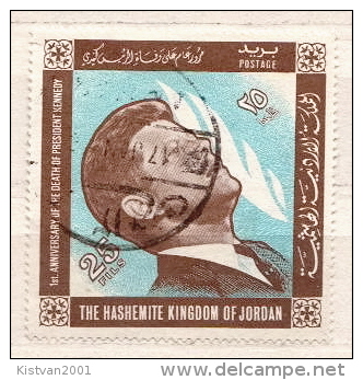 Jordan Used Stamp - Kennedy (John F.)