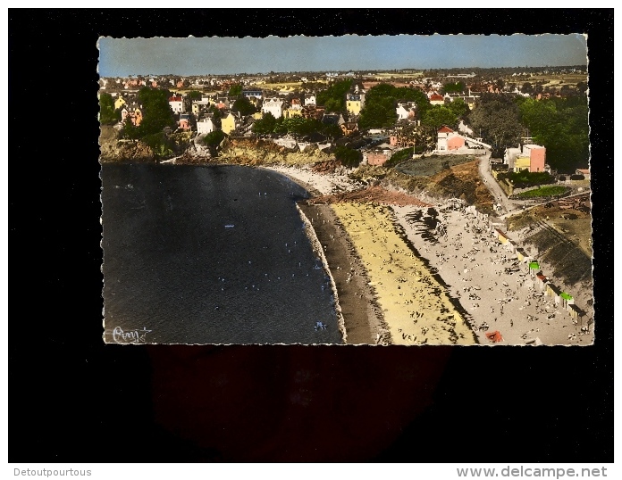 LANCIEUX Côte Du Nord Armor 22 : Vue Aérienne De La Plage ( Cabanes Cabines ) - Lancieux