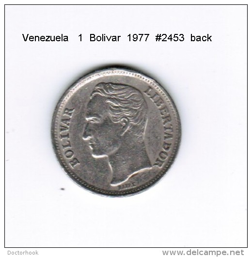VENEZUELA   1  BOLIVAR  1977  (Y # 52) - Venezuela