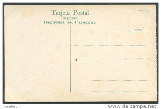 PARAGUAY Government Palace, Grütter Editions Old Postcard VF - Paraguay
