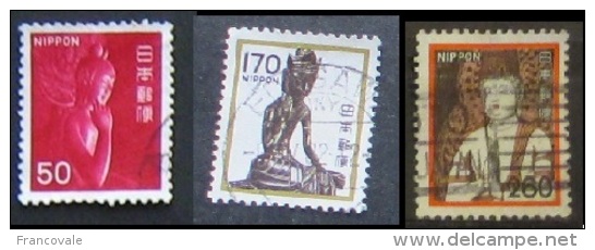 Giappone Nippon 1980 Buddha And Figures - Used Stamps