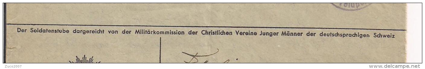 FELDPOST, LETTER VIAGGIATA 1941 Sargans - IRIS, ENTHÄLT ENVELOPE Original Brief, - Documenti