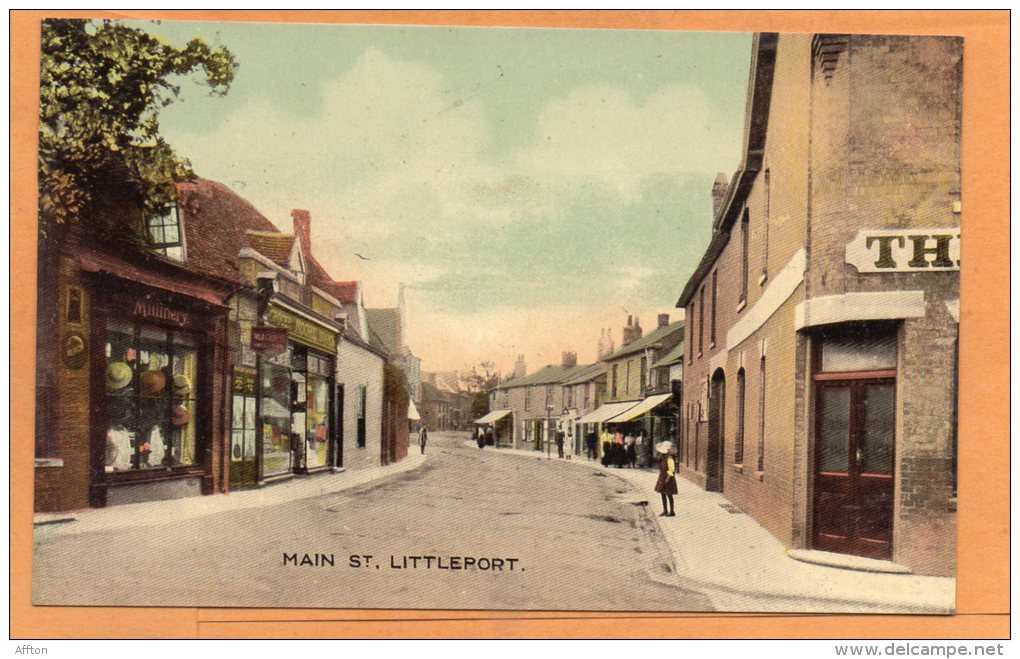 Main Street Littleport 1905 Postcard - Altri & Non Classificati