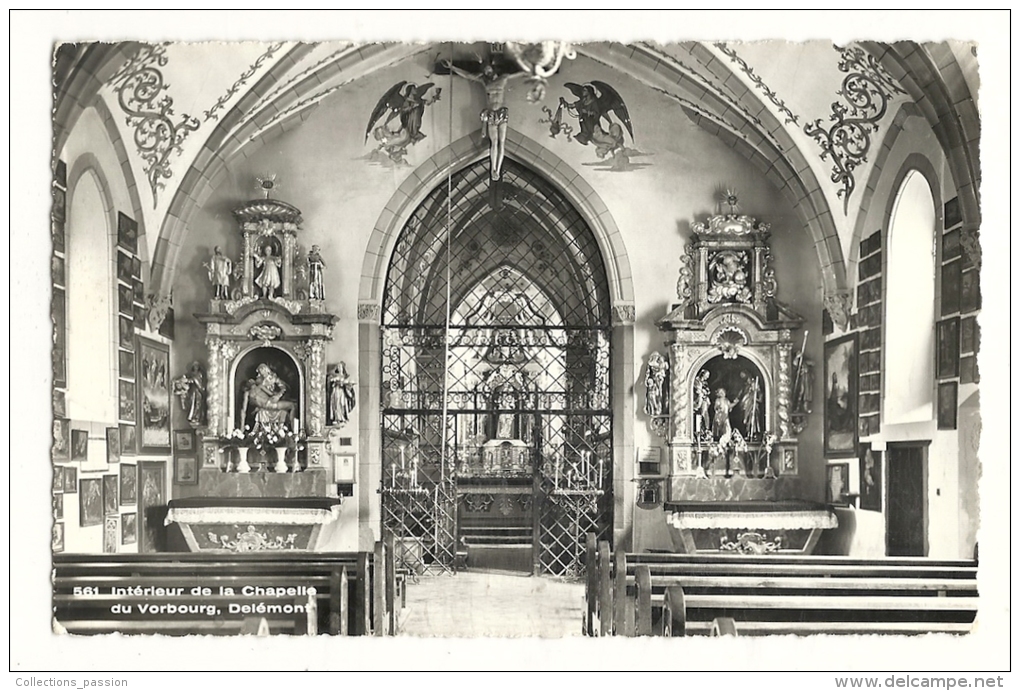 Cp, SUISSE, La Chapelle Du Vorbourg, Lieu De Pèlerinage Jurassien - Chapelle