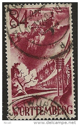 GERMANY 1948 84 D.pf Red SG FW26 U OP242 - Sonstige & Ohne Zuordnung