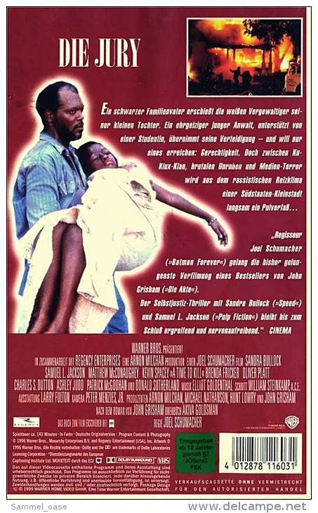 VHS Video  -  Die Jury  -  Ein Junges Mädchen , Ein Grausamse Verbrechen , Ein Vater In Blinder Wut  -  Von 1999 - Sonstige & Ohne Zuordnung