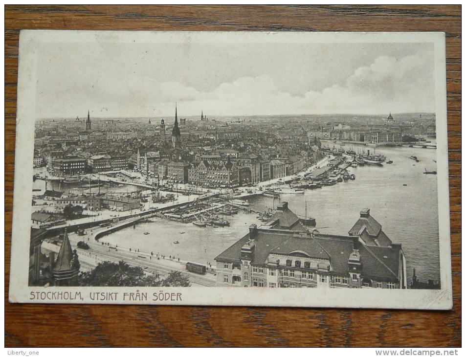 Stockholm, Utsikt Fran SÖDER - Anno 1912 ( Zie Foto Voor Details ) !! - Suède