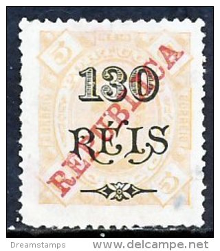 !										■■■■■ds■■ Congo 1915 AF#127 (*) "REPUBLICA" 130/5 13,5 Mint (x6643) - Congo Portugais