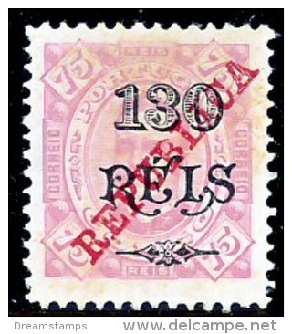 !										■■■■■ds■■ Congo 1915 AF#128* Lisbon "REPUBLICA" 130/75 12,5 Mint (x6642) - Congo Portugais