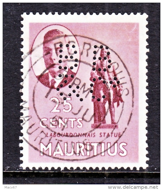 Mauritius  243  (o)  PERFIN - Mauritius (...-1967)