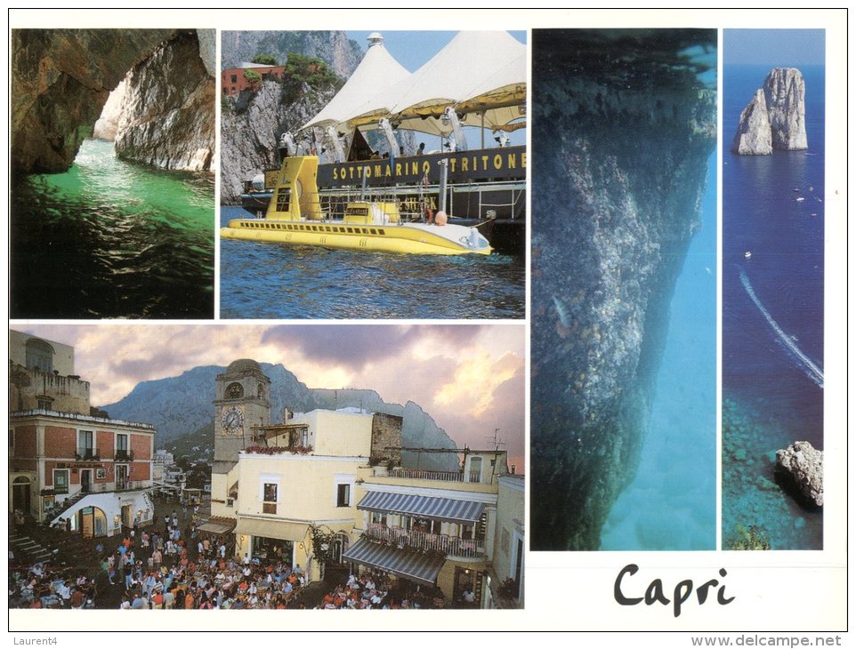 (PF 500) Italy - Capri Tourist Submarine - Sous Marin - Sous-marins