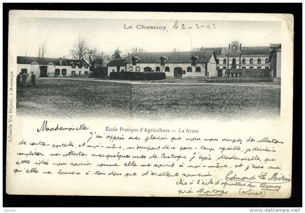 Cpa Du 45 Le Chesnoy école Pratique D'  Agriculture La Ferme  ...   Montargis      6ao22 - Montargis