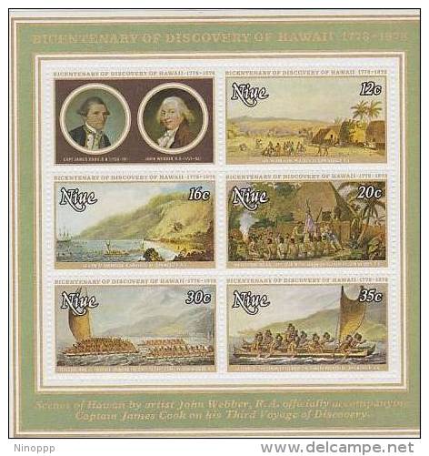 Niue-1978 200 Years Discovery Of Hawaii MS MNH - Niue