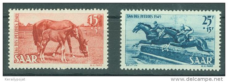 Saar - 1949 Horses MNH__(THB-18) - Ongebruikt