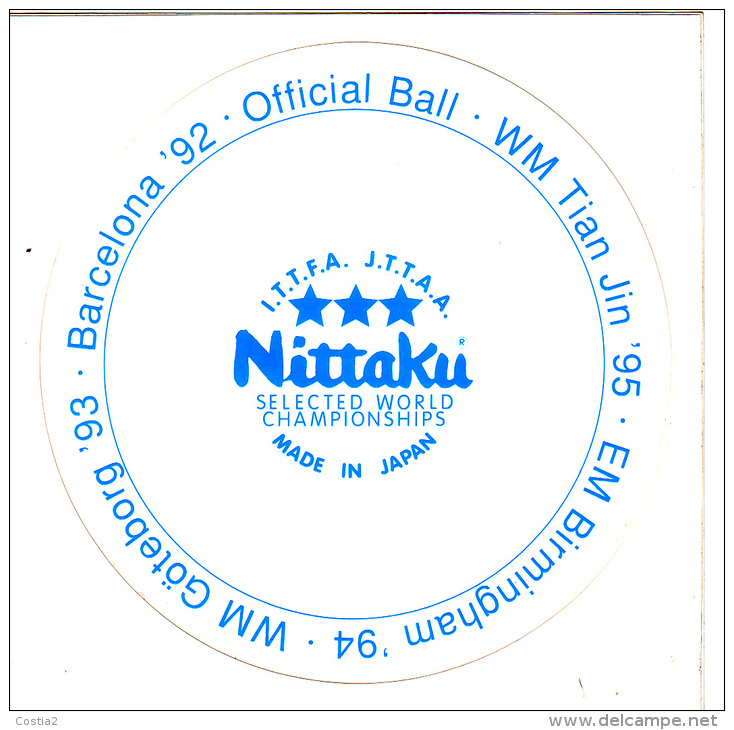 Table Tennis  Adhesive Nittaku - Tennis De Table