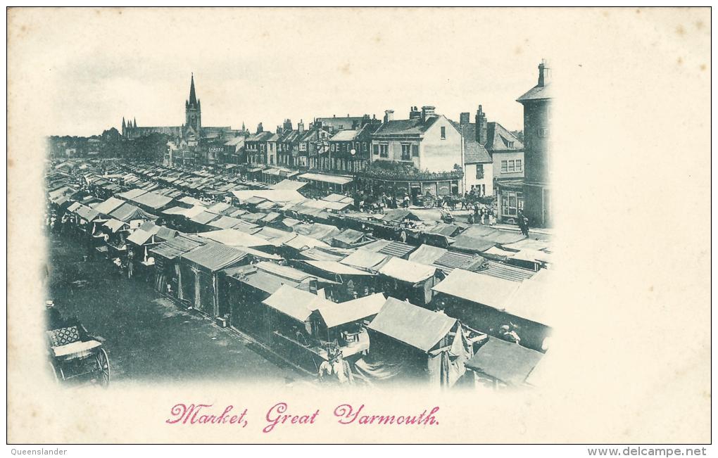 Market Great Yarmouth  No Identified Maker On Card - Great Yarmouth