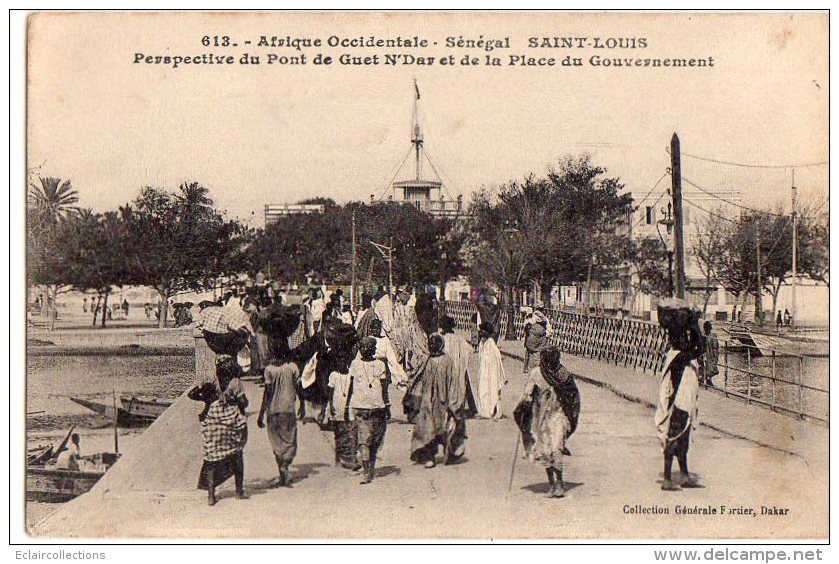 Afrique Noire. Sénégal  St Saint Louis:  Pont De Guet N'Dar    (Voir Scan) - Sénégal