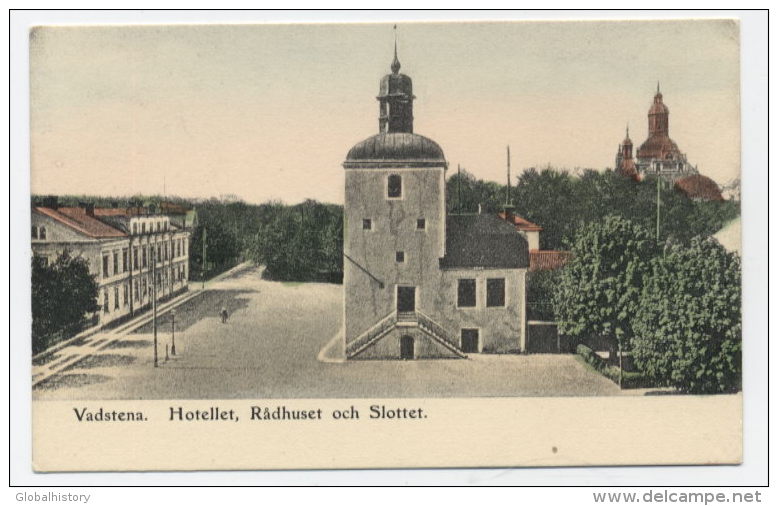 SWEDEN - VADSTENA - HOTELLET - RADHUSET OCH SLOTTET - Suède