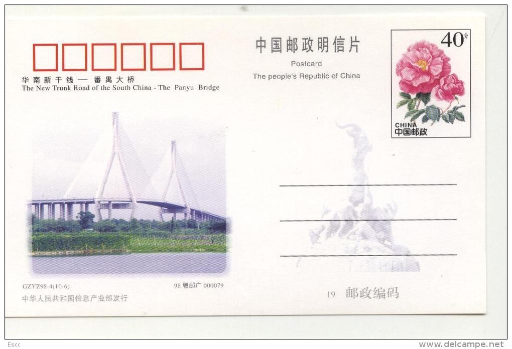 Post Card Bridge 1998  From China - Ponti