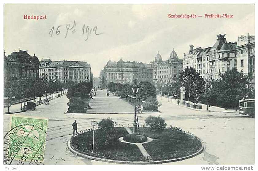 Pays Divers-hongrie - Ref 903 -  Budapest - Szabagsag-tér - Carte Bon état - Hongrie