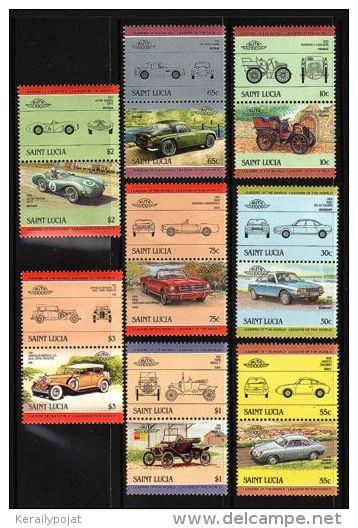 St.Lucia - 1984 Cars,Levassor Etc MNH__(TH-5606) - St.Lucia (1979-...)