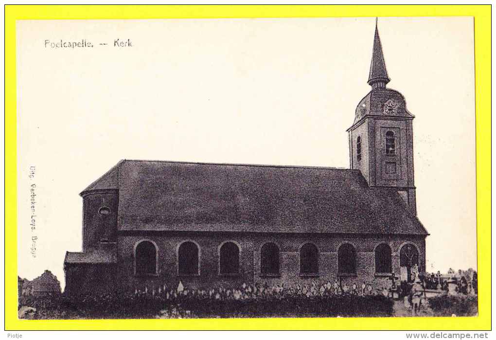 * Poelkapelle - Poelcapelle (Langemark - Ieper - Ypres) * (Uitg. Verbeken-Loys) Kerk, église, Church, Gemeente, TOP CPA - Langemark-Poelkapelle