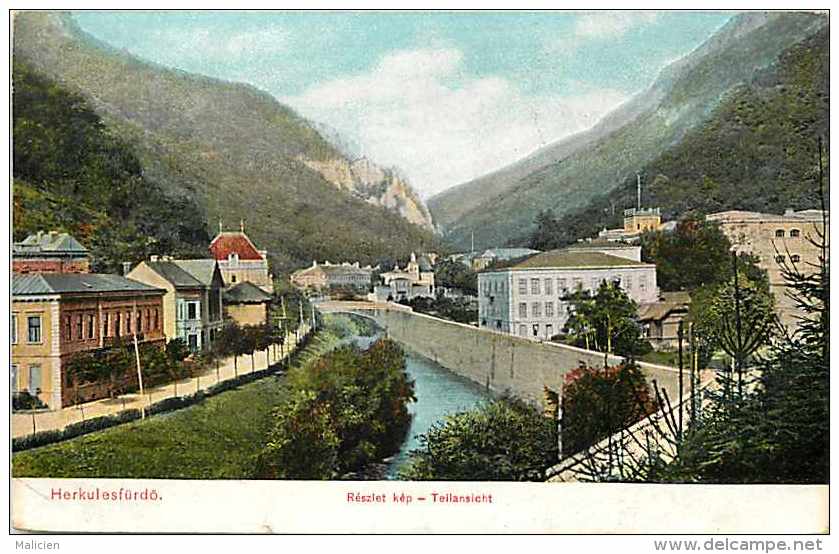 Pays Divers-hongrie - Ref 853-herkulesfürdo - Vue Générale -  Carte Bon état - - Hongrie