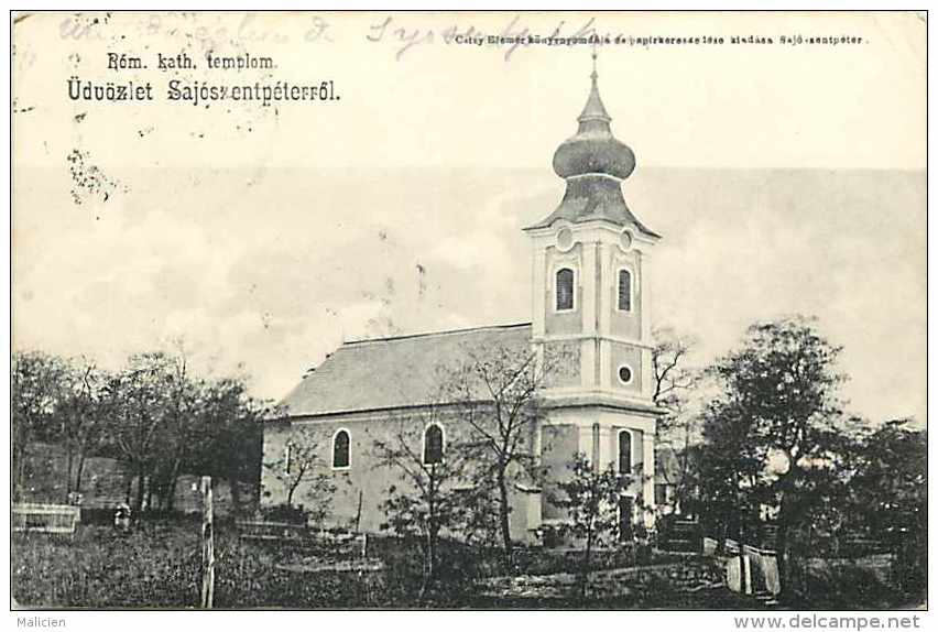 Pays Divers-hongrie - Ref 840 -  Sajoszentpéter - Templom - Carte Bon état  - - Hongrie