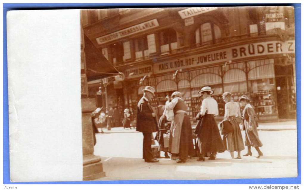 WIEN 1900, BRÜDER ZIRNER, KAIS.U.KÖN. HOF JUBELIERE, Original Fotokarte - Altri & Non Classificati