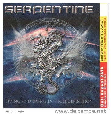 SERPENTINE - Living And Dying In High Definition - CD - MELODIC HARD ROCK - AOR HEAVEN - PROMO - Hard Rock & Metal