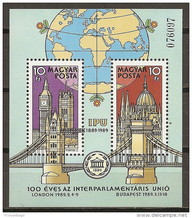 HUNGRÍA 1989 - Yvert #H203 - MNH ** - Nuevos