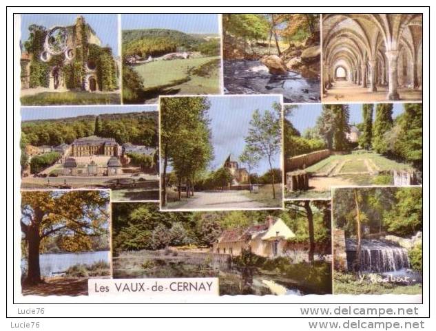 LES VAUX DE CERNAY -  A L´Abbaye Des Vaux, Les Ruines De L´Eglise, Panorama Sur Les Vaux, Le Ru Des Vaux, Chateau De ... - Vaux De Cernay