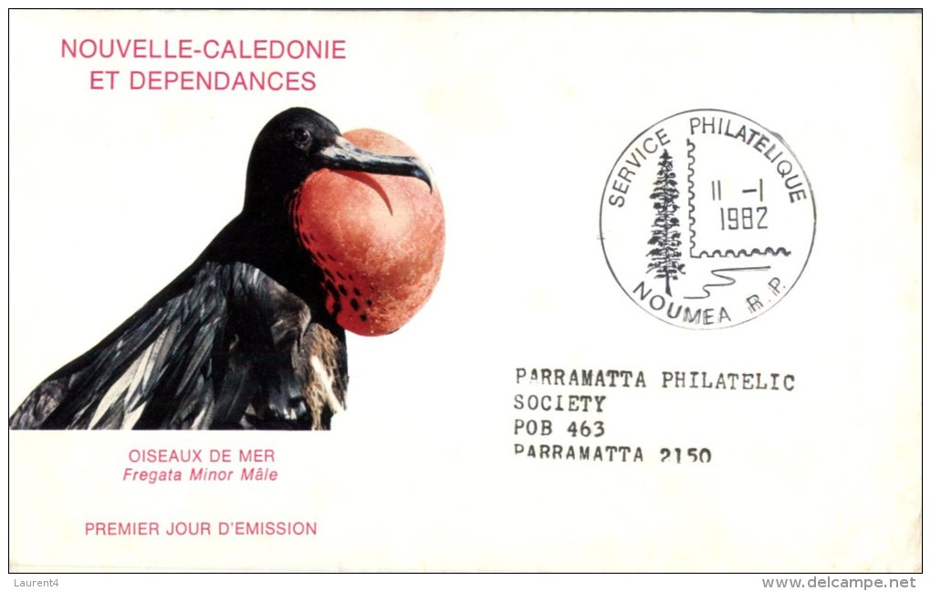 (454) New Caledonia FDC  -Premier Jour - 1982 - Fregata Minor Bird - FDC