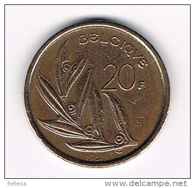 ..  BOUDEWIJN 20 FRANK 1981 FR - 20 Francs