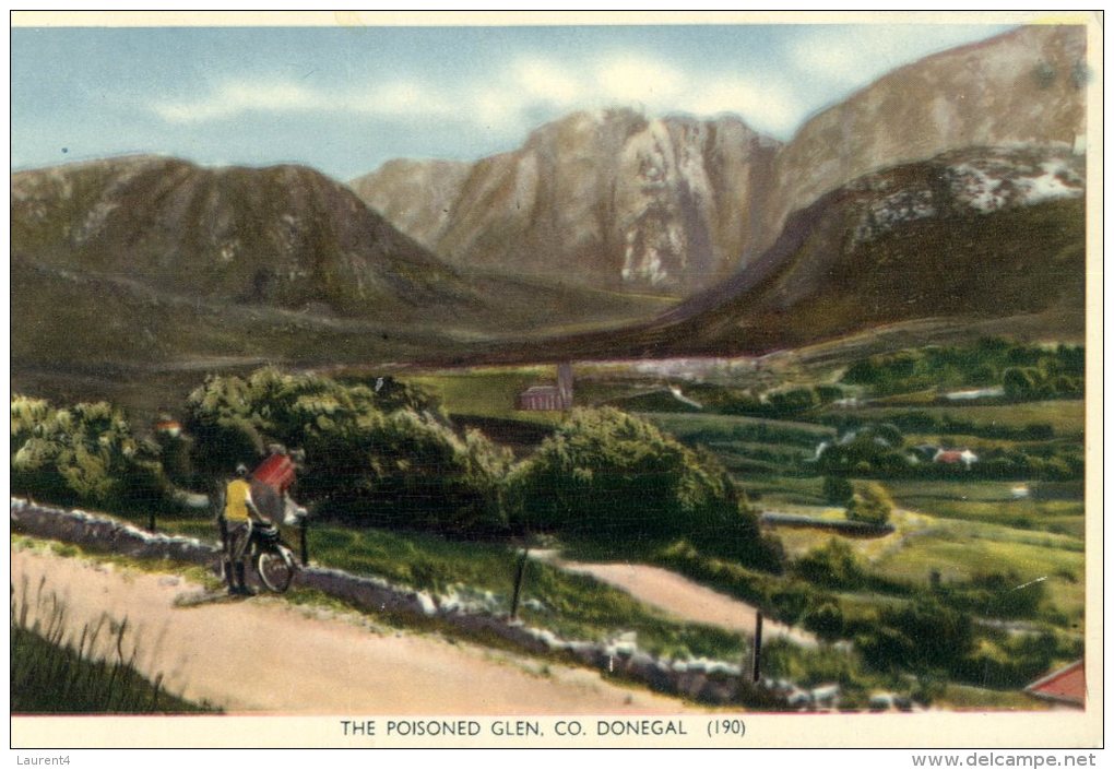 (102) Ireland Older Postcard - Carte D´Irlande - Co Donegal - Poisoned Glen - Donegal