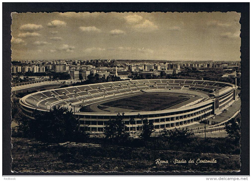 RB 943 - Postcard - Le Stade Des Cent Mille Assistants - Roma Italy - Football Stadium Rome - Stadien & Sportanlagen
