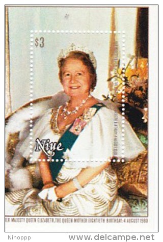 Niue-1980 Queen Mother 80th Birthday MS MNH - Niue