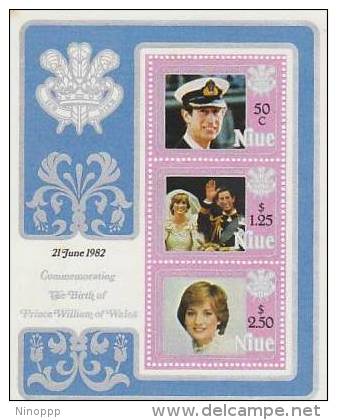 Niue-1982 Royal Baby MS MNH - Niue