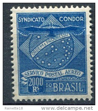 Brésil                    Compagnie Condor     5  * - Airmail (Private Companies)