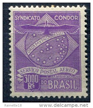 Brésil                    Compagnie Condor     7  * - Airmail (Private Companies)