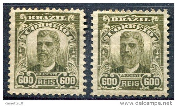 Brésil                136  *  Deux Exemplaires - Unused Stamps