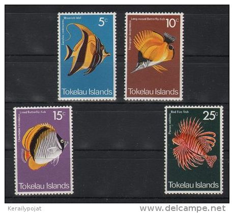 Tokelau - 1975 Fishes MNH__(TH-5587) - Tokelau