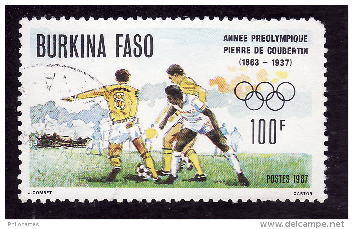 Burkina Faso  1987 -  YT  746  -   Année Preolympique    -  3° Choix - Burkina Faso (1984-...)