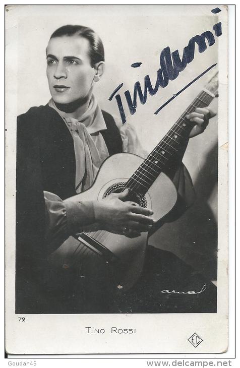 Tino Rossi      AUTOGRAPHE - Chanteurs & Musiciens