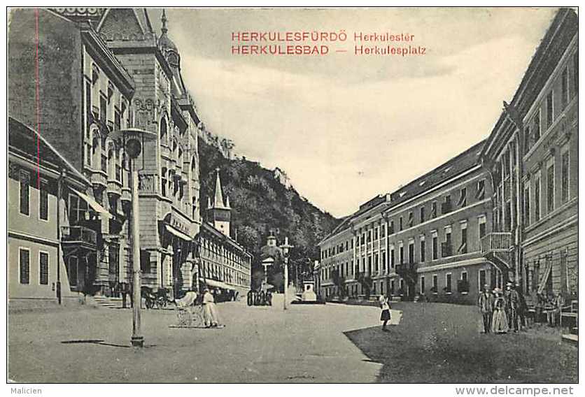 Pays Divers-roumanie - Ref 761 - Herkulesfürdo - Vue D'une Rue -  Carte Bon état - - Roumanie