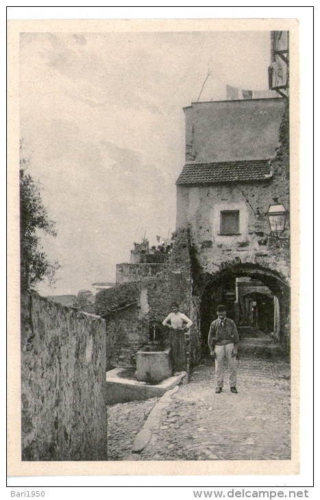 Bellissima Cartolina  D'epoca (formato  Piccolo)  "Saluti Da San Remo - Città Vecchia - Porta Candelieri " - Genova (Genoa)