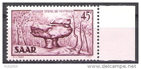 Saarland 1949 MiNr. 286 ** Postfr.  Bilder Aus Industrie,Handel,Landwirt Schaft Und Kultur (  61 ) - Ungebraucht
