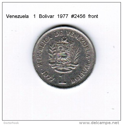 VENEZUELA   1  BOLIVAR  1977  (Y # 52) - Venezuela